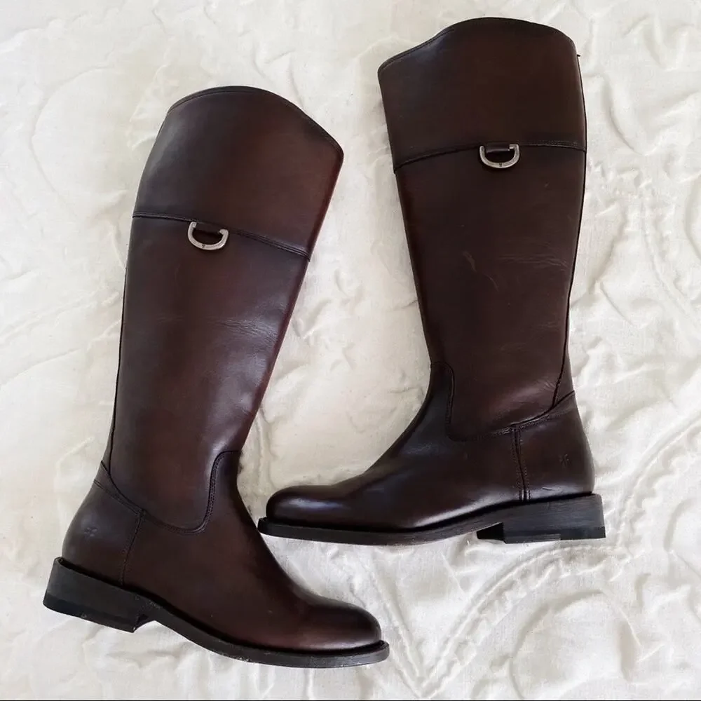 Frye Jayden D Ring Tall Boots Size 5.5 NEW $398